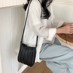 Pleated Nori Crossbody