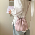Pleated Nori Crossbody