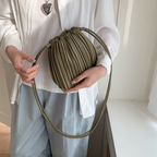 Pleated Nori Crossbody