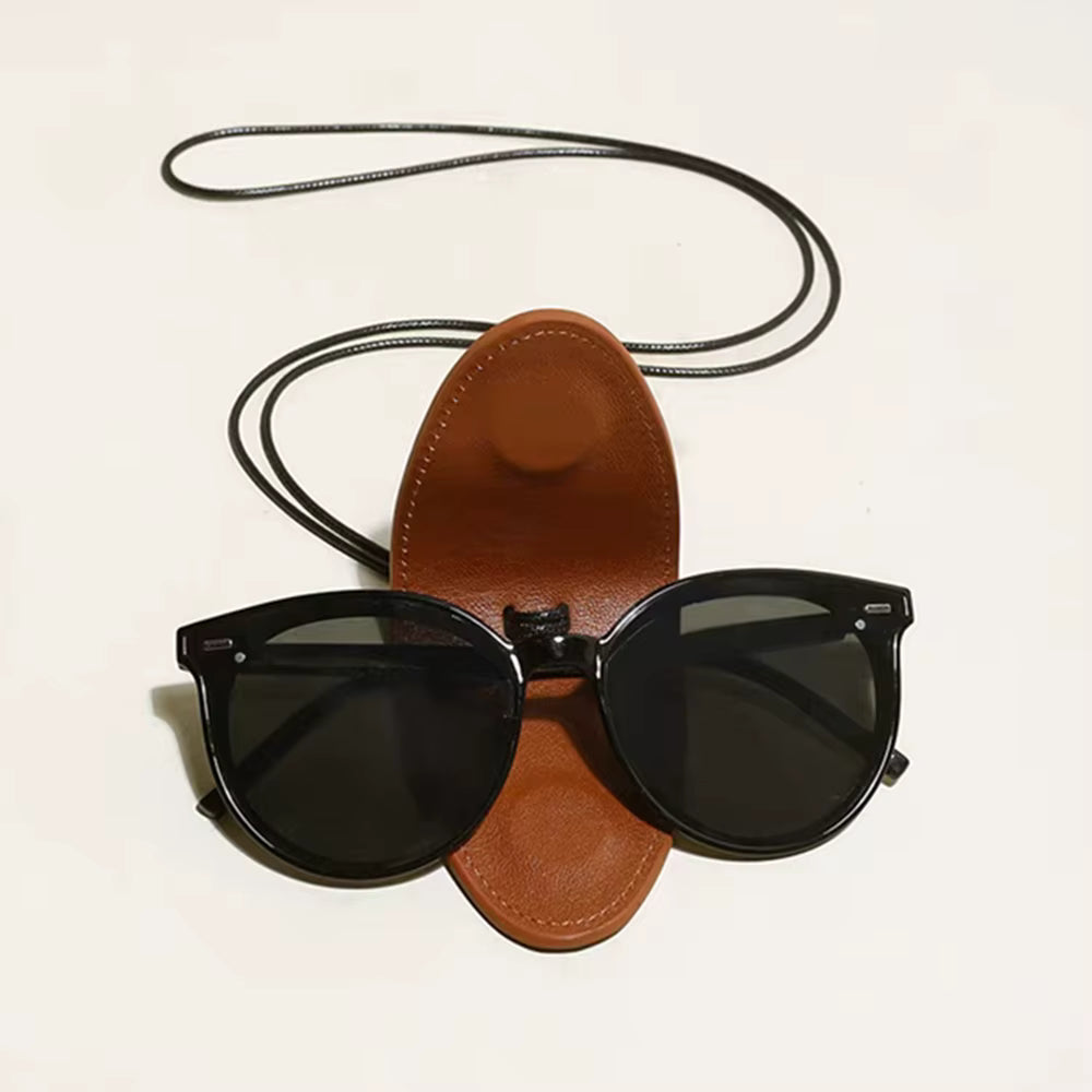 Halo Leather Eyewear Clip