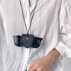 Halo Leather Eyewear Clip