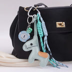 Horse Meadow Leather Bag Charm