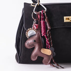 Horse Meadow Leather Bag Charm
