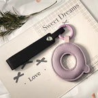 Darling Vegan Leather Initial Keychain