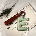 Darling Vegan Leather Initial Keychain