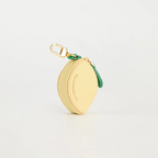 Vegan Leather Lemon Keychain