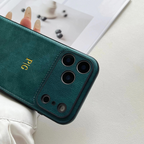 Personalized Leather iPhone Case